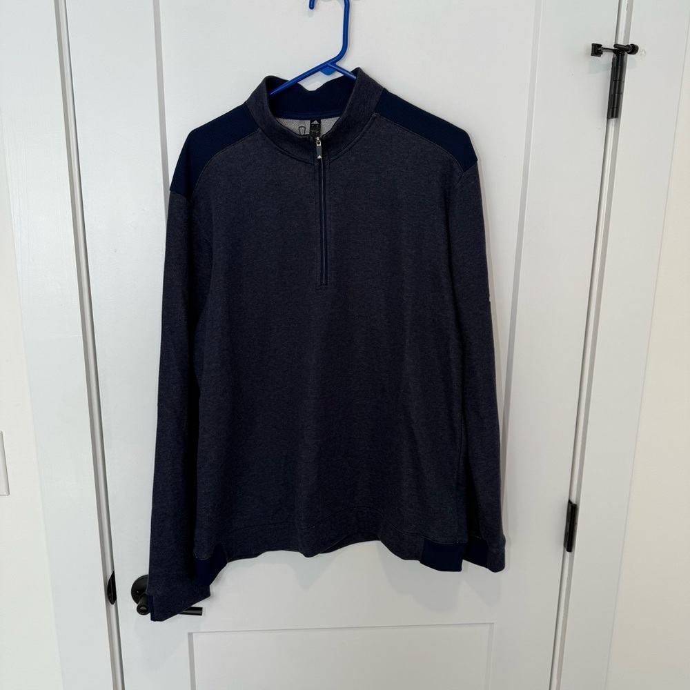 NWT Adidas Heath Layer Golf Quarter-Zip Sweater
